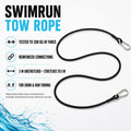 SWIM RUN SHOCK CORD SWIM TOW ROPE