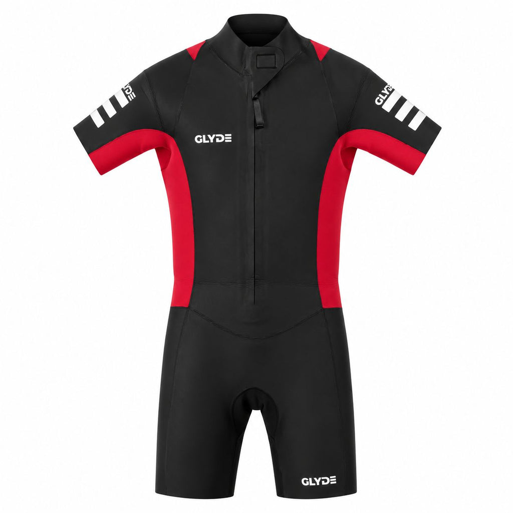 GLYDE MENS AMPHIBIAN SWIMRUN WETSUIT - BLUE OR RED