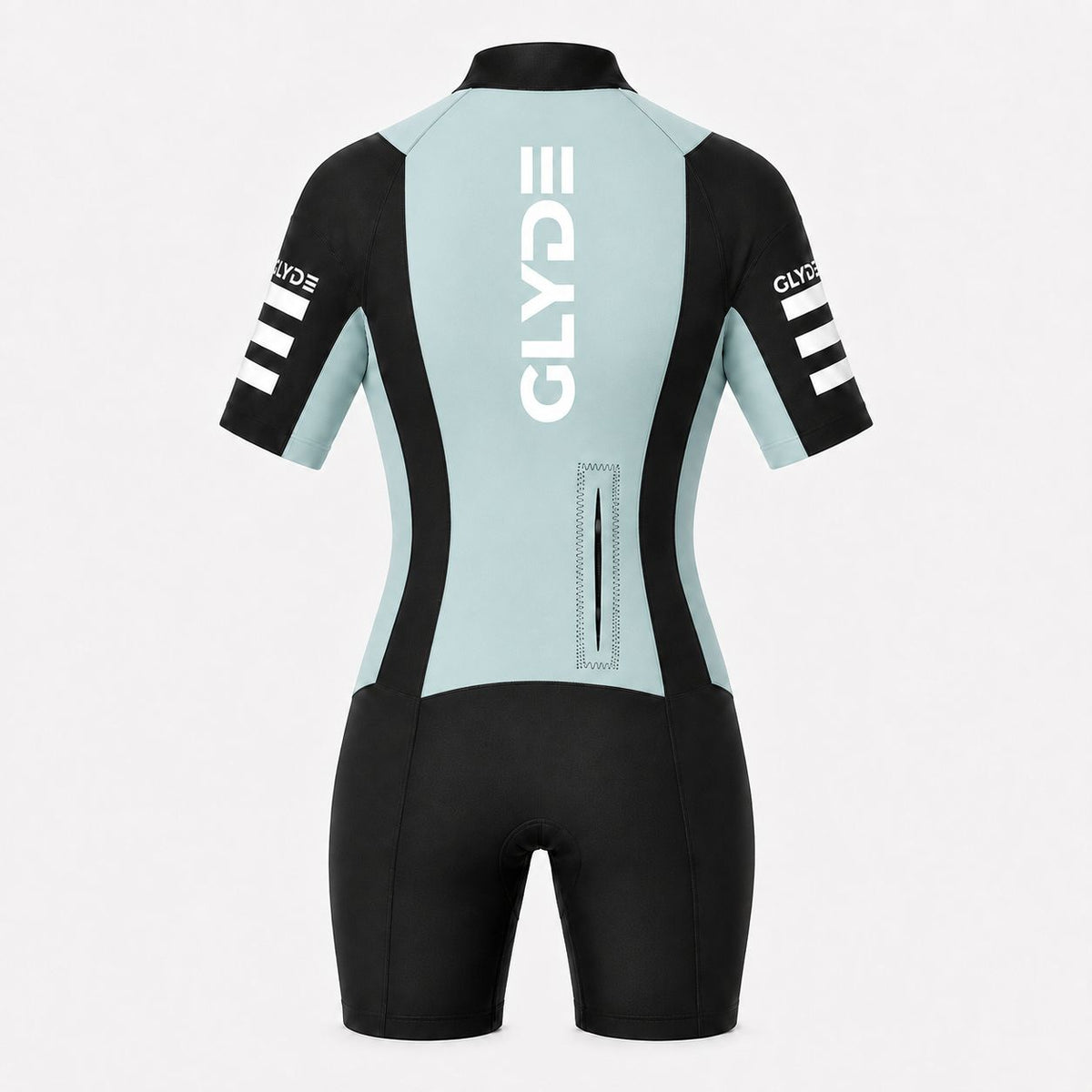 GLYDE WOMENS AMPHIBIAN SWIMRUN WETSUIT PINK & PASTEL TEAL